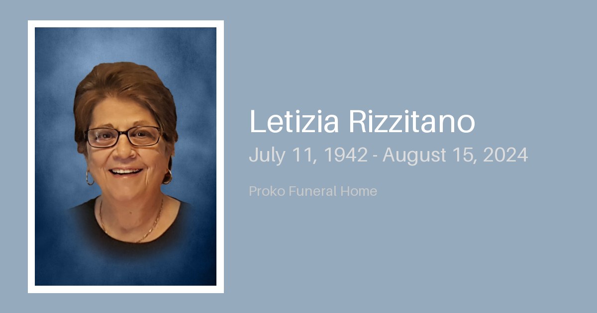 Letizia Rizzitano - Proko Funeral Home